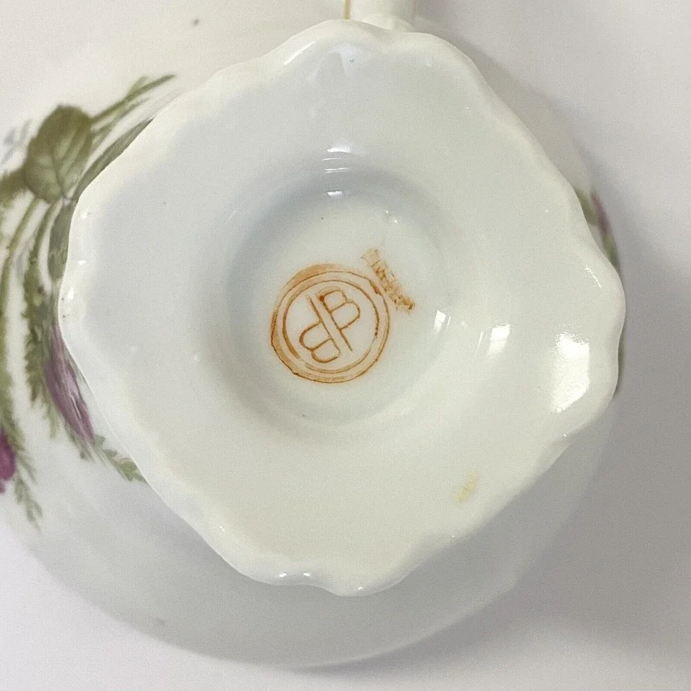 Vintage Rose China Made in Japan‎ Cup and Saucer Set